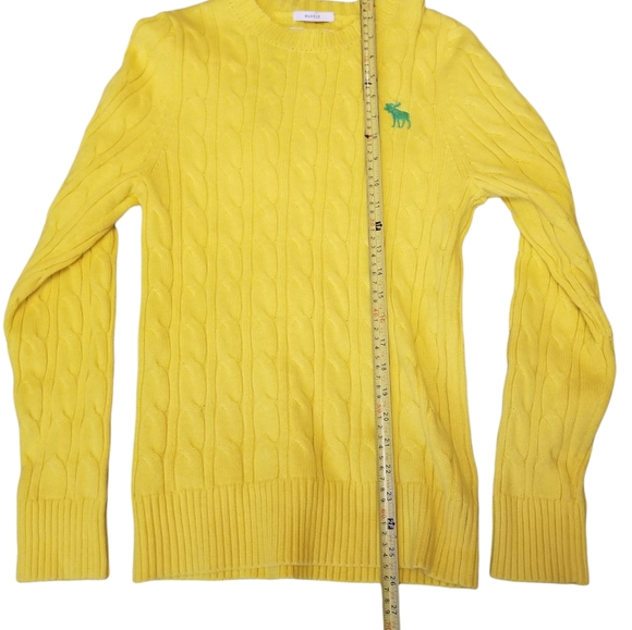 Abercrombie & fitch  - sweater yellow. Medium - Picture 6 of 8